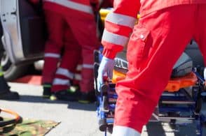 Lavoro intenso per ambulanze ed elicottero: ben 8 interventi
