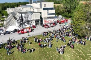 “Incendio” al Renier… per un’esercitazione da 7 in pagella