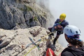 Cai: Gusela conquistata per gli allievi del corso di roccia