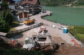 Bim Gsp al lavoro, nuova rete fognaria in riva al lago