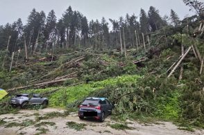 Vento forte e grandine, scoperchiate decine di edifici
