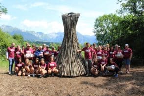 VVV… come Vajont. La nuova scultura di Land Art al lago ricorda il 9 ottobre