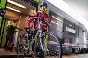 Treno-bici-bus: inaugurato il servizio di trasporto estivo
