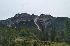 Frana sul Rite, Cima Roan ha una punta in meno