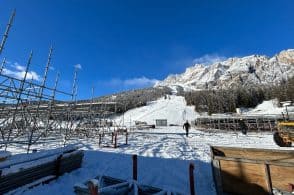 La Coppa del Mondo si avvicina, cominciata la preparazione sull’Olympia delle Tofane