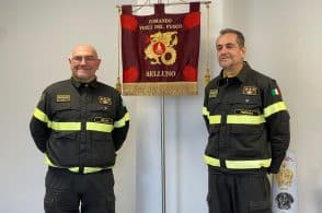Matteo Carretto nuovo comandante Vvf: «Priorità a territorio, volontari e Olimpiadi»