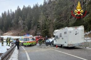 Auto contro camper, morta una donna di San Vito di Cadore