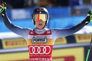 Sofia Goggia, altro terzo posto a Cortina: «Condizionata dal vento»