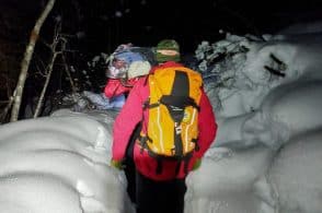 Si perde nella neve, escursionista malese recuperato dal Soccorso alpino