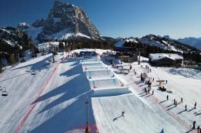 Ski Cross ad Alleghe, promozione globale delle Dolomiti Bellunesi