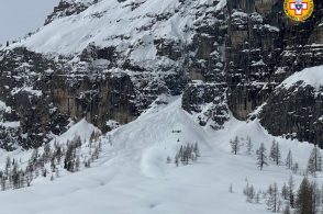 Valanga sulla Croda da Lago, travolti due scialpinisti 