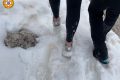 Con le scarpe da ginnastica sulla neve, salvati due turisti statunitensi