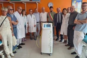 Dispositivo per le vibrazioni ad aria: donazione all’ospedale di Lamon