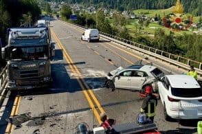 Scontro sul ponte Cadore, un morto e un ferito