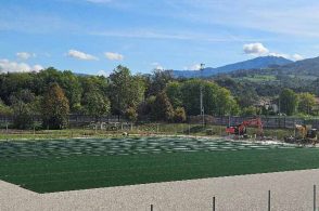 Lavori in corso a Lentiai: in dirittura d’arrivo il campo in sintetico 