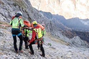 Traumi, malori, cadute: lunedì impegnativo per il Soccorso alpino