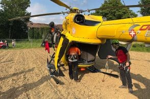 Incidente lungo la “Curta”: 97enne soccorso e trasportato in ospedale