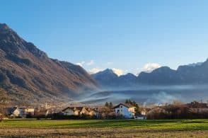 dawn, nature, lawn, sky, panorama, dolomites, belluno