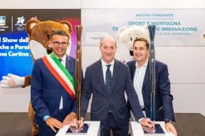 Le torce olimpiche accendono Longarone