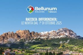Rifiuti urbani: dal 1° ottobre Bellunum subentra nella gestione a Cortina