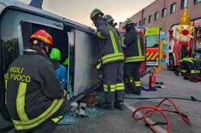 Incidenti stradali, esercitazione congiunta a Belluno