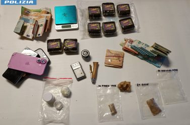 Operazione antidroga della questura: un arresto a Vittorio Veneto