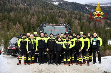Cortina, il capo del Corpo tra le squadre impegnate nei Giochi