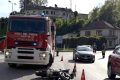 Scontro auto – moto sull’Alemagna a Cadola: un ferito e traffico in tilt