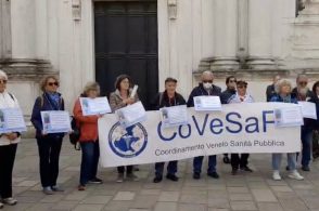 Case della Comunità, protesta a Venezia. In piazza anche il Feltrino