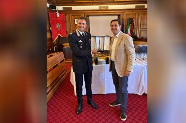 Cortina saluta il maggiore Bui: «Quattro anni di servizio prezioso»