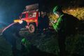 Sbagliano strada dopo la ferrata, escursionista ferito recuperato nella notte