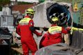 Terremoto simulato nel Bellunese, 100 vigili del fuoco alla prova per 36 ore